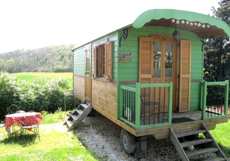 Delightful Caravan Rental with a Shared Pool for a Fabulous Vacation near Carcassonne, France in Castelnaudary