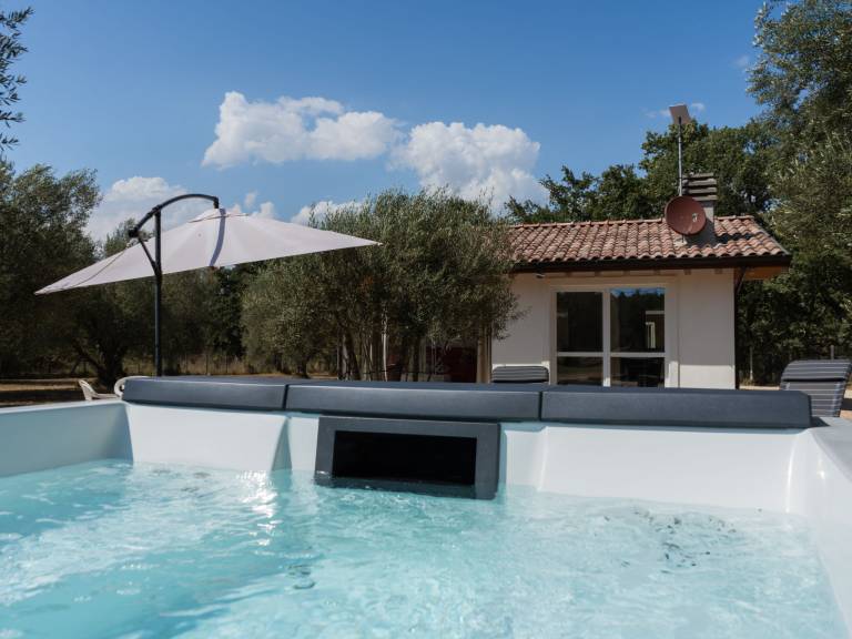 Vacation home with grill, yard & heated pool | Nature view — photo 3