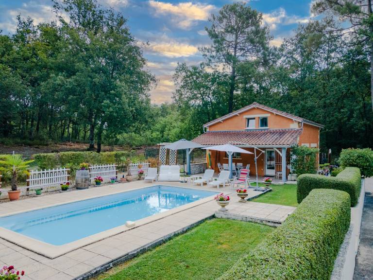 Ferienhaus in Pomport f&uuml;r max. 6 Personen am Atlantik