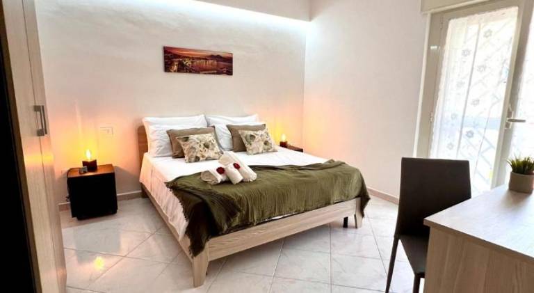Rental apartment with patio in Pompei