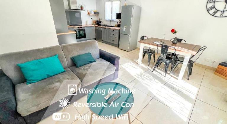 Fully equipped apartment with grill, terrace & garden | Good for workation | Pets allowed in Avignon