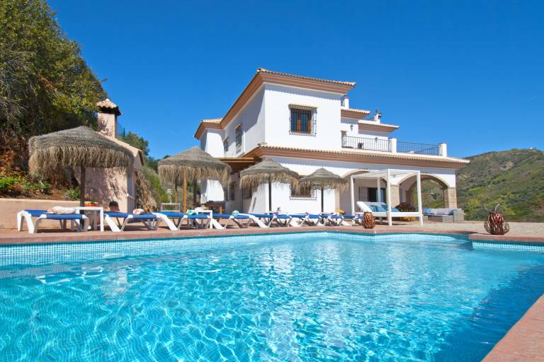 Ferienhaus in Cútar, Andalusien f&uuml;r max. 11 Personen, 