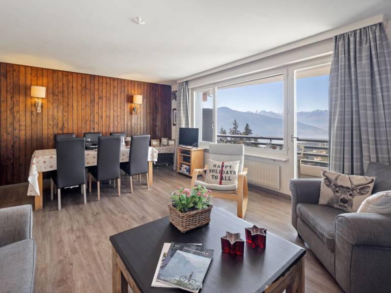 Ferienwohnung in Crans-Montana, Aminona-sur-Sierre f&uuml;r max. 6 Personen