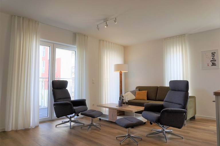 Moderne, hochwertige Ferienwohnung, Sauna, großer Balkon, strandnah — photo 3