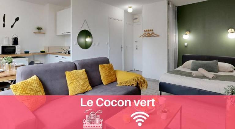 Expat renting - Le Cocon Vert - Wifi - Near station in Toulouse
