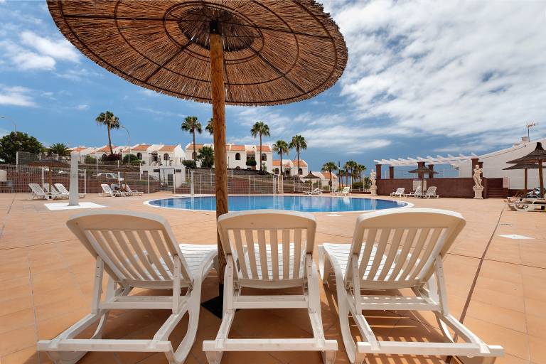 Vacation Home "Torviscas Alta Vista" with Mountain View, Shared Pool & Wi-Fi in Adeje