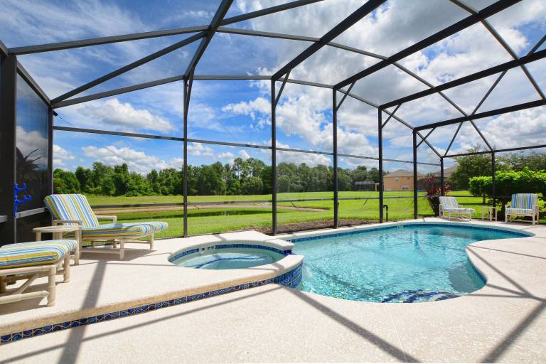 Vacation home with private pool in Osceola, FL