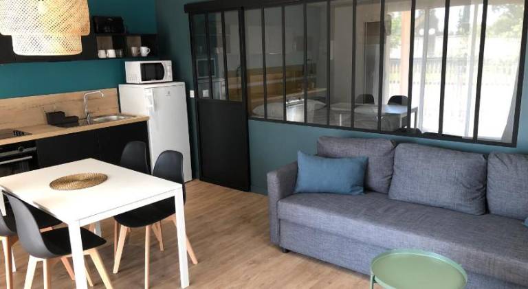 Serviced apartment with garden & patio in Saintes