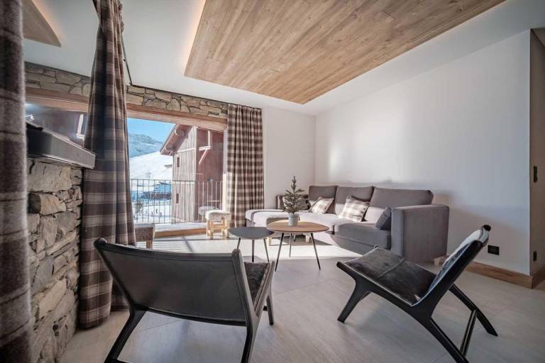 Wifi, resort center, swimming pool, sauna, hammam, balcony, tv, ski locker, 97m², Tignes — photo 5