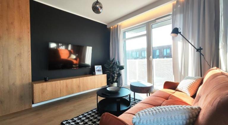 Rental apartment with patio in Poznan