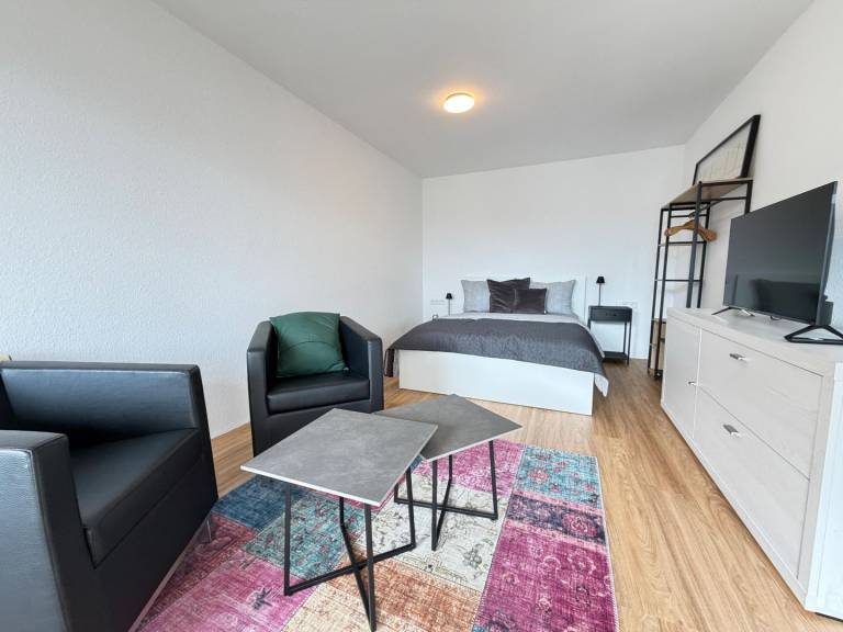 Modernes Apartment in Friedrichshafen mit Balkon, Aufzug und Parkplatz — photo 5