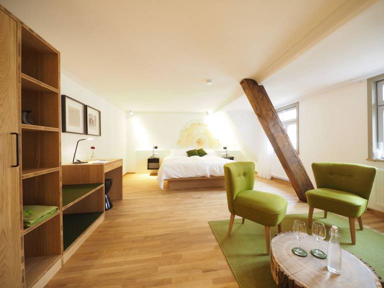 3 Dicke Eiche Zimmer 31qm 1 Schlafraum max 2 Personen