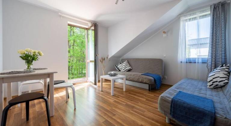 Holiday apartment with barbecue & garden in Darlowo