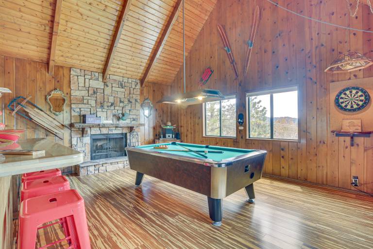 Partial Lake Arrowhead View: Cabin w/ Game Room! — photo 3