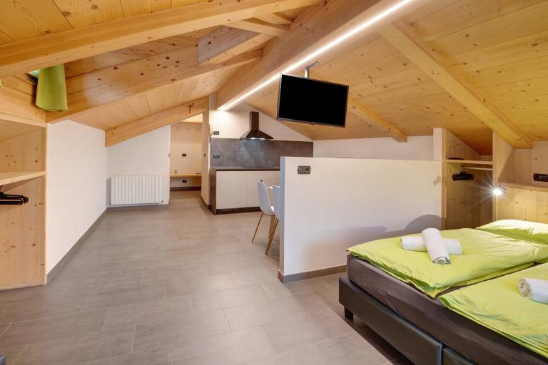 Studio Apartment 'Crystal 4' with Shared Terrace, Balcony and Wi-Fi in Sondrio