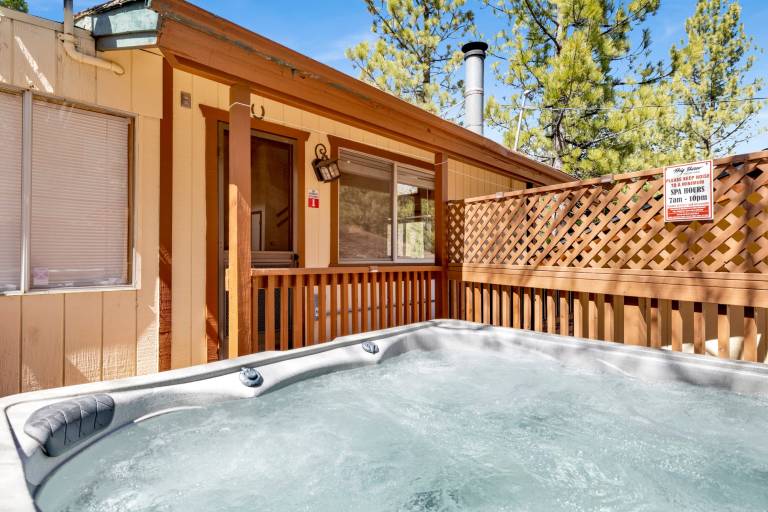 Cabin with jacuzzi — photo 4