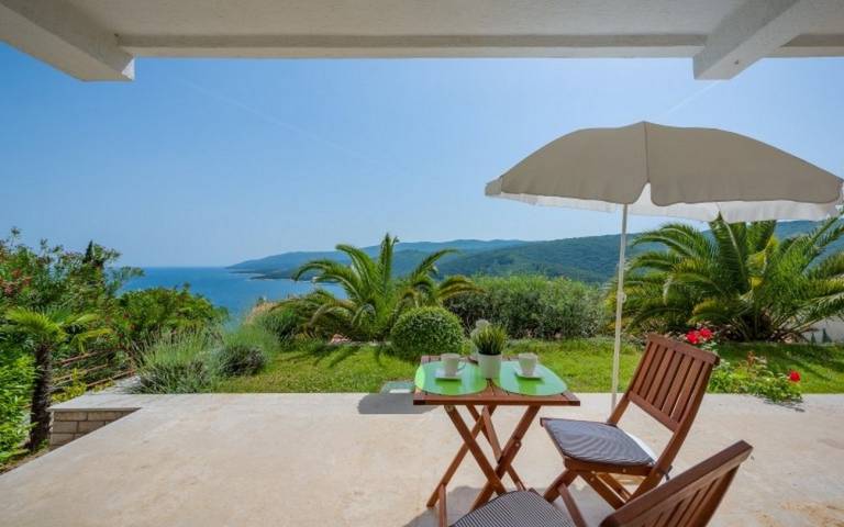 Studio flat with terrace and sea view Rabac, Labin (AS-16022-a) in Labin