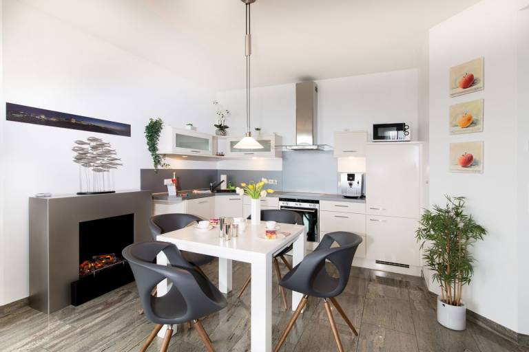 Strand-Oase: Luxuriöse Ferienwohnung mit Boxspringbett und Infrarotkabine — photo 2