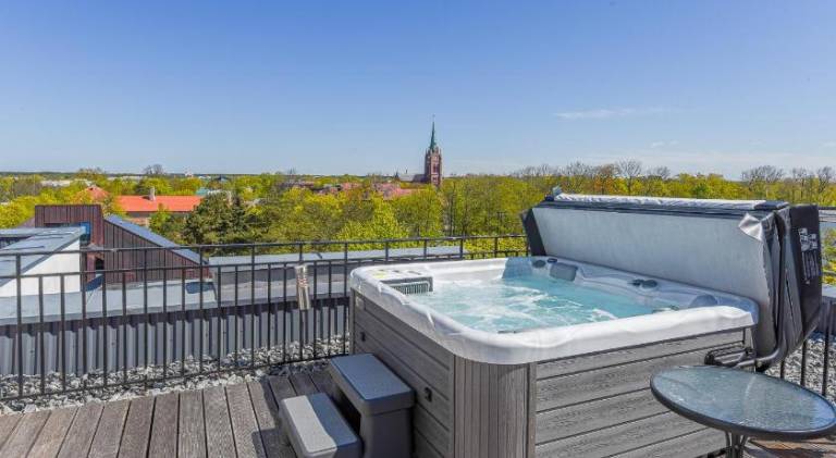 Sea View Penthouse Terrace Palanga Old Town in Palanga