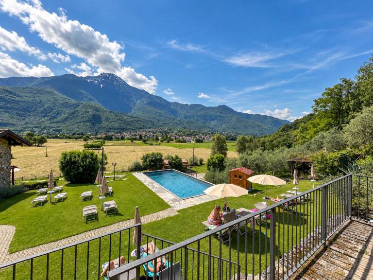 Ferienhaus mit Hund in Colico, Comer See, Italien