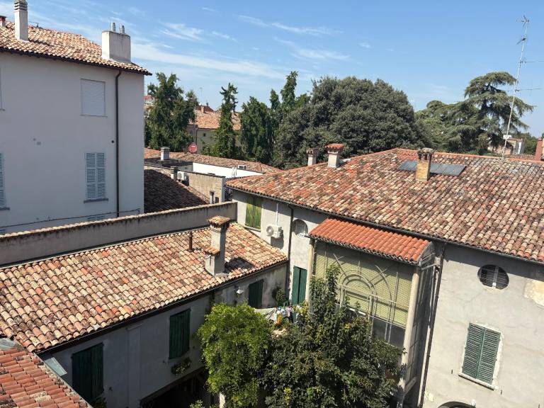 Holiday apartment with patio in Faenza