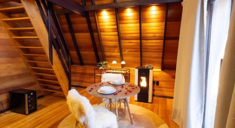 Lodge with garden, terrace & jacuzzi in Urubici