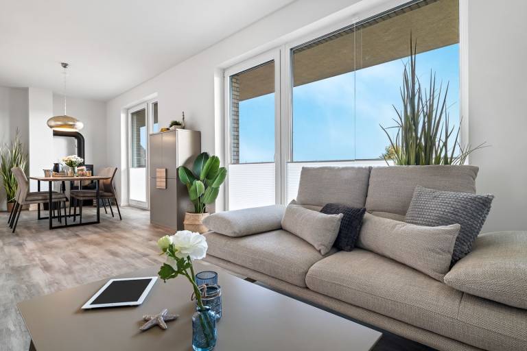 "BeachTerraceThree" Ferienwohnung am Strand: Sonnenterrasse, Sauna & Meerblick — photo 5