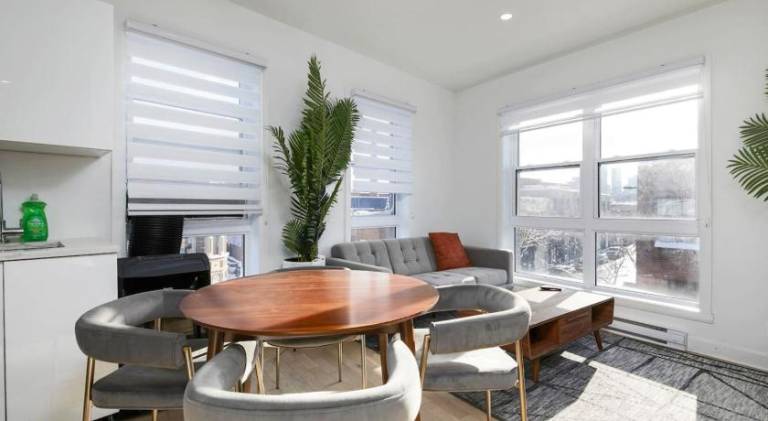 Contemporary 2BR Retreat in MTL Village in Montréal, QC