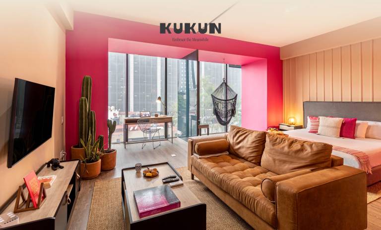 Apartment with private pool, barbecue & fast internet in Mexico City