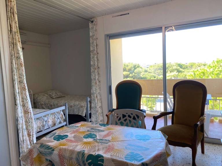 Top Floor T1 Apartment with Balcony, A/C, and Internet – Balaruc-les-Bains — photo 3