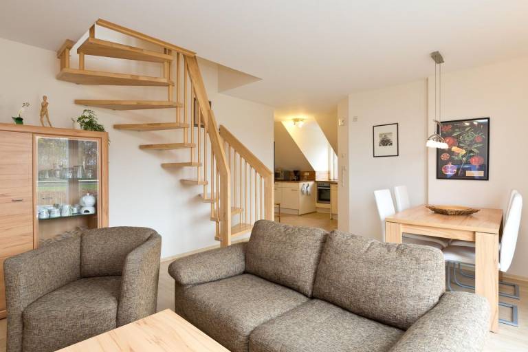 Komfortable Ferienwohnung mit Balkon, Sauna und Kamin in Göhren-Lebbin. — photo 4