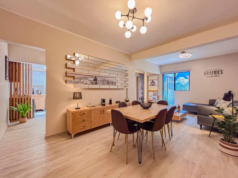 Art Filled Apartment with Terraces Downtown Garden