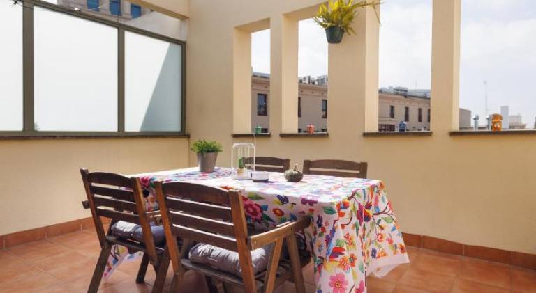 Bright Apartment with Terrace on Paseo de Gracia in Barcelona
