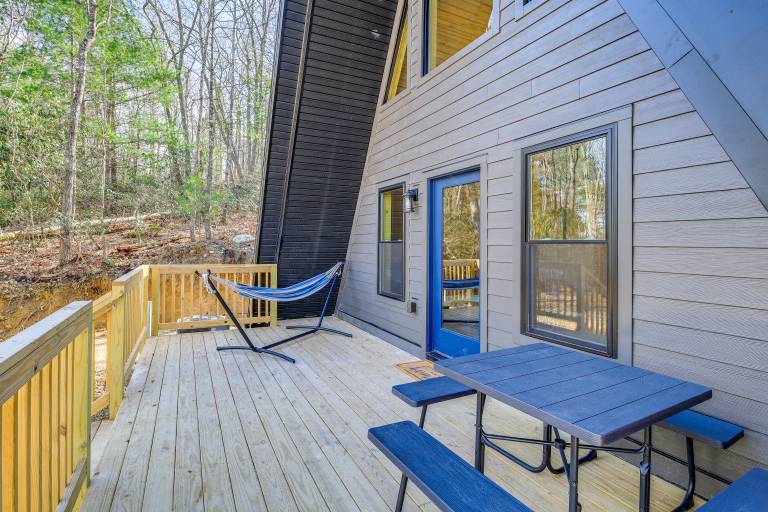 Wytheville A-Frame Cabin w/ Wraparound Deck — photo 2