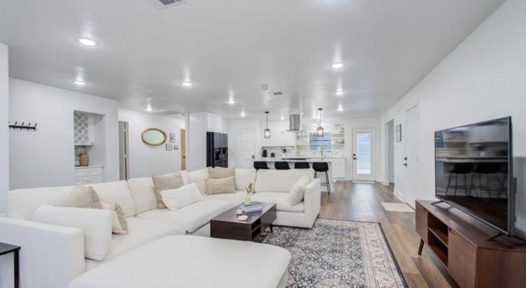 House with yard & barbecue in Houston, TX