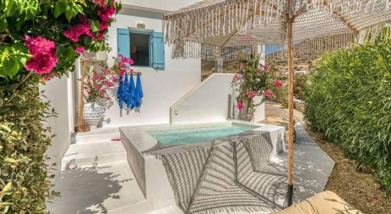 Vacation home with private pool, terrace & garden | Pets are welcome in Paros