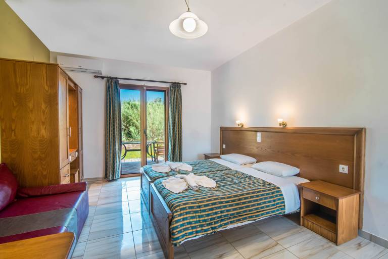 Holiday Studio 'Mirage Arillas Studio Type C16' next to Beach with Balcony, Shared Pool & Wi-Fi in Corfu