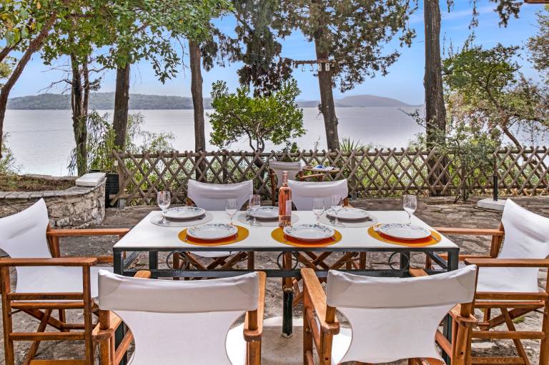 House with yard & patio | Sea view in Lefkada