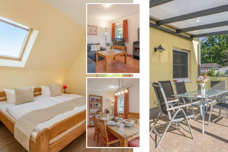 Ferienhaus mit Hund in Korswandt, Usedom für max. 6 Gäste
