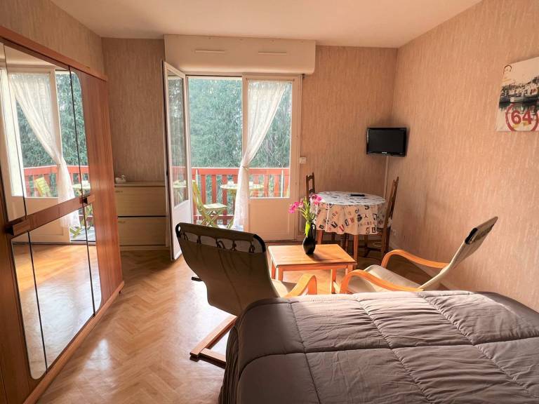 Cambo-les-Bains: Bright T1 Bis with balcony, parking, pets allowed — photo 4