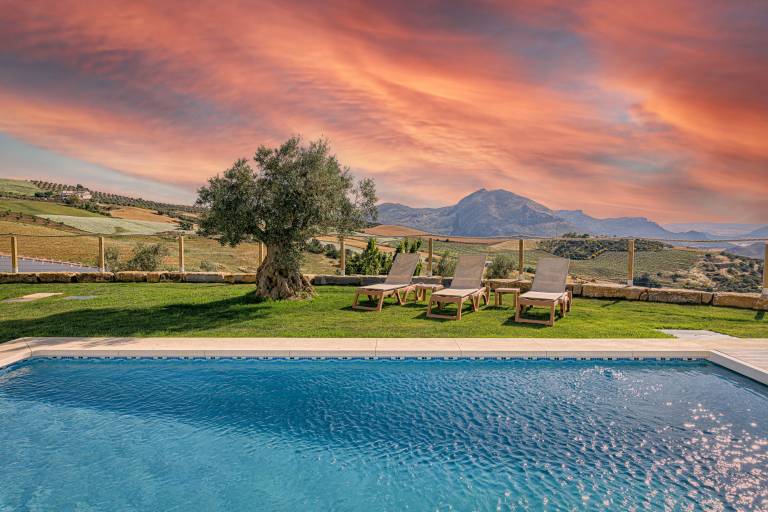 Child-friendly house with yard, terrace & private pool | Mountain view | Suitable for remote work | Pets are welcome in Antequera