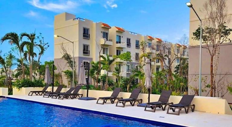 Holiday apartment with patio & private pool in Bacalar