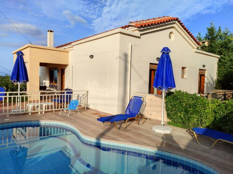 Ferienhaus mit Pool in Pigi, Kreta f&uuml;r max. 5 Personen