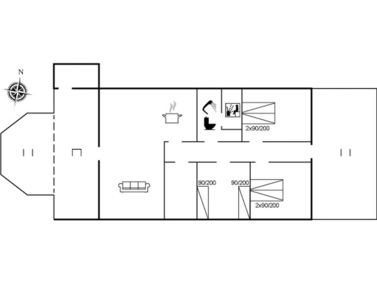 Vacation home with sauna, barbecue & patio — photo 2