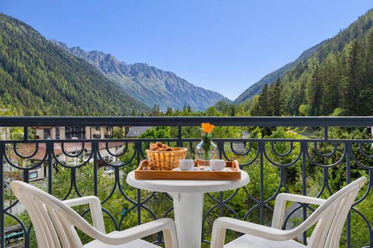 Mont blanc view with private sauna