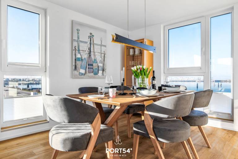 Hafen Loft - Sauna, balcony, beach chair, water view, EV charging station — photo 5