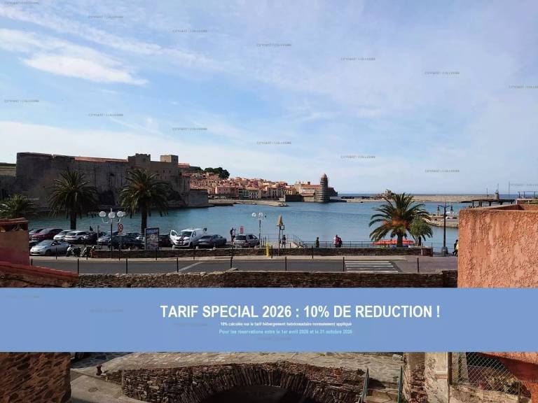 Rental apartment with 2 rooms for 4 persons in Collioure