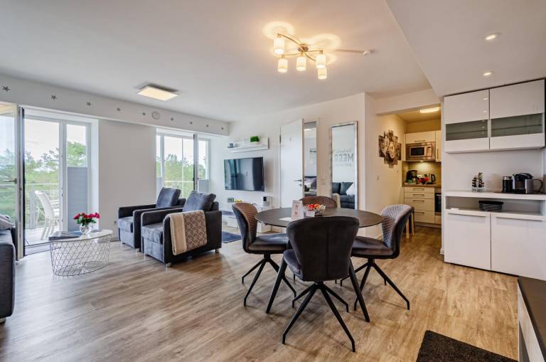 FeWo Auszeit: Familienfreundliches Apartment mit Etagenbett & Meerblick – Prora in Binz