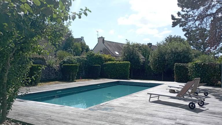 Ferienhaus direkt am Wasser in Le Faou, Bretagne f&uuml;r max. 6 Personen