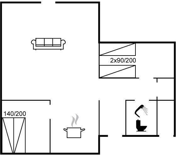 60 m² Ferienhaus ∙ 2 Schlafzimmer ∙ 4 Gäste – Bild 19